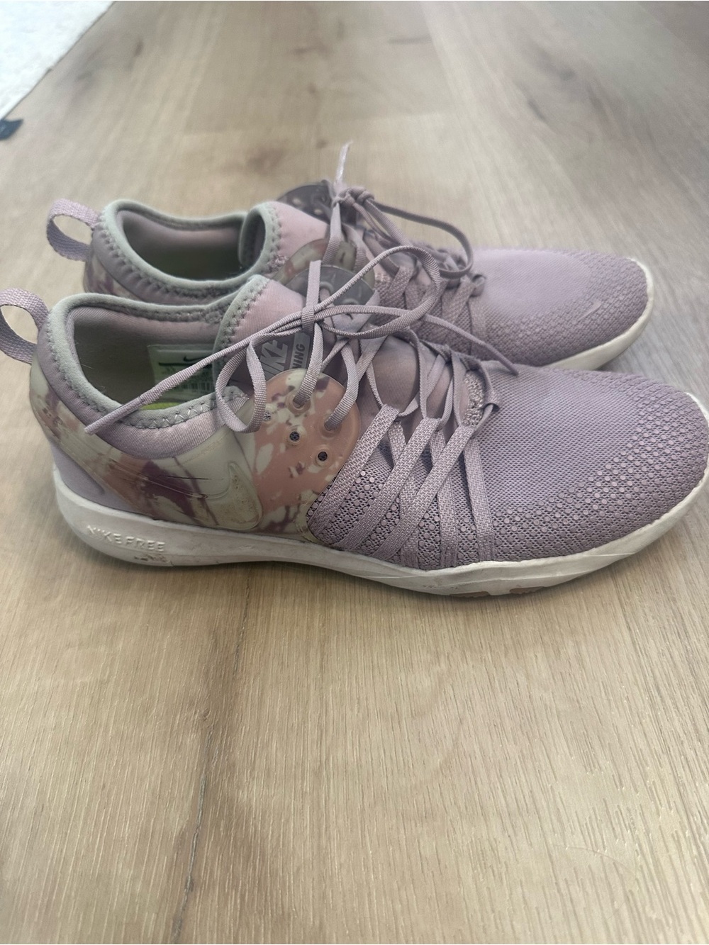 Nike Women's Training Lace-Up Sneakers in Light Lavender